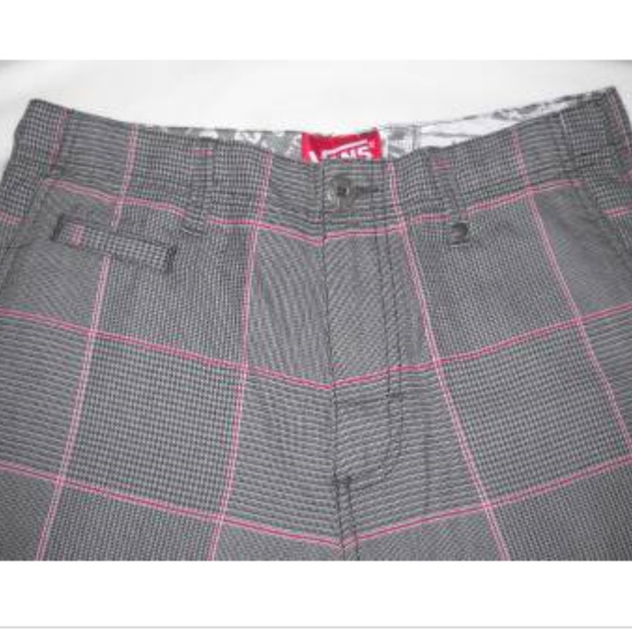 VANS Shorts Plaid Skater Skateboard Mens 28 - 30 - Picture 3 of 7